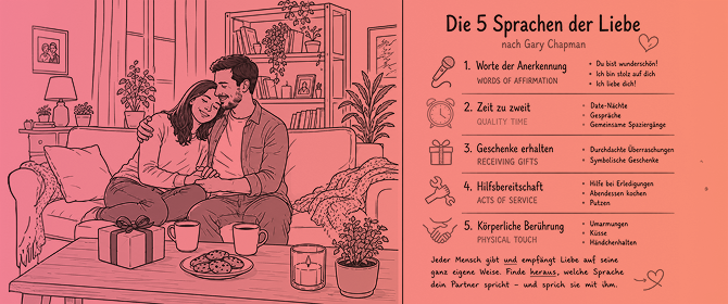 Die fünf Sprachen der Liebe — warum euer Partner spürt, was ihr meint